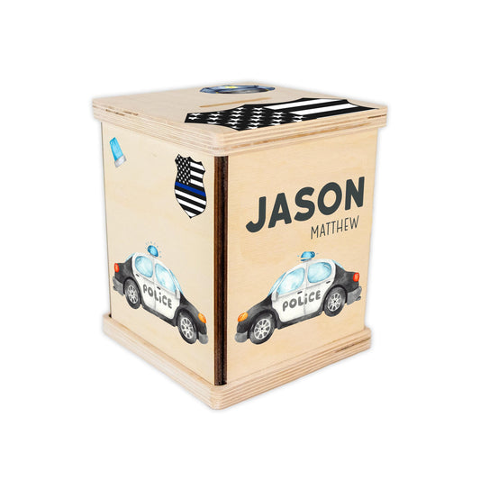 Police Officer Piggy Bank, Boy, B17