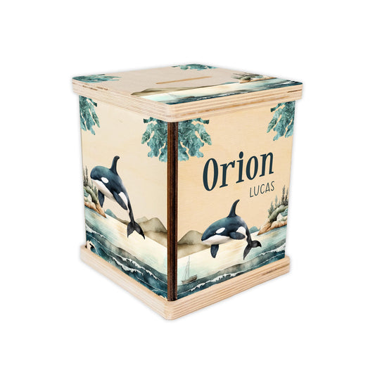 Orca Whale Piggy Bank, O35