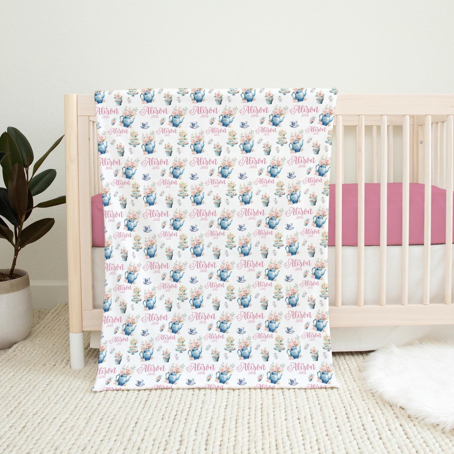 Tea Party Swaddle Set, G71