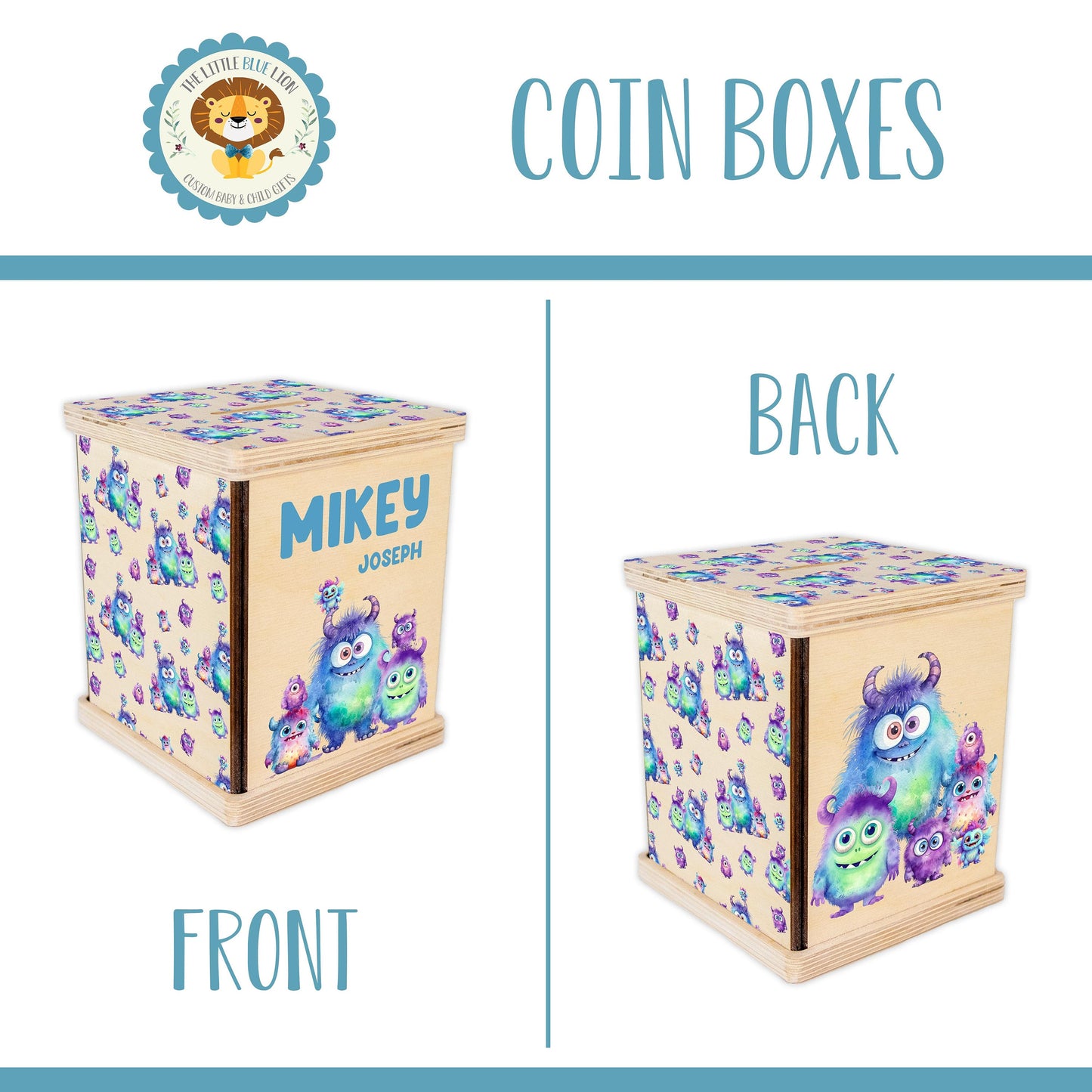 Monster Piggy Bank, Baby Boy B76