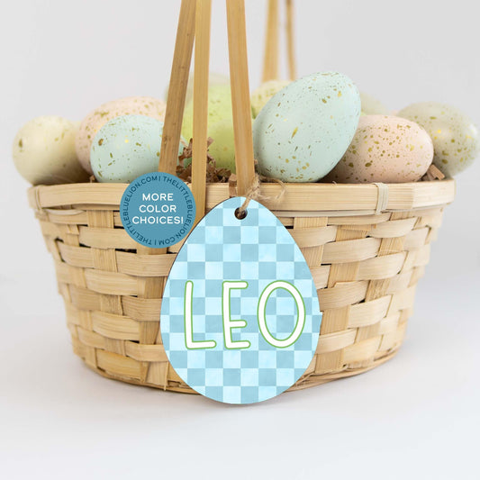 Easter Basket Name Tag For Kids