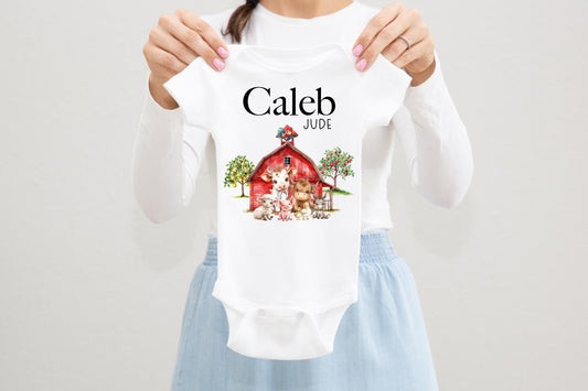 Farm Animal Baby Outfit, C48