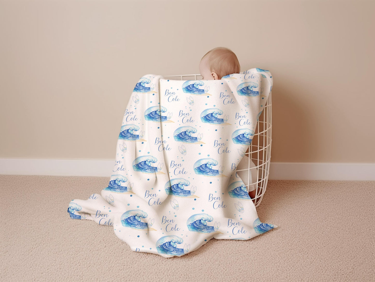 Ocean Wave Swaddle Set, O1