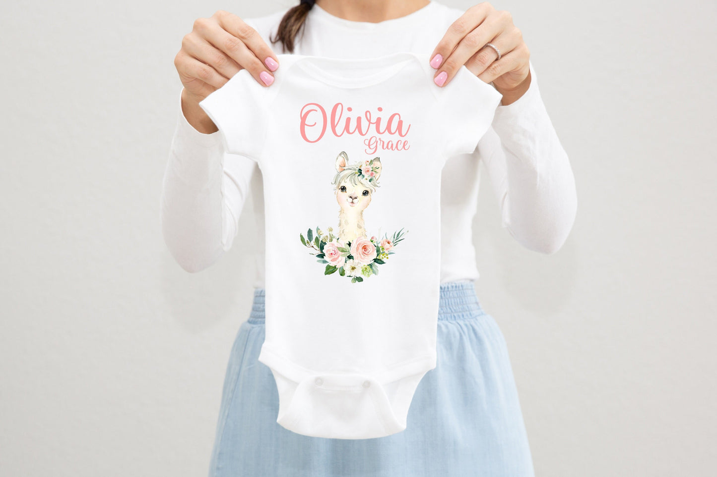 Llama Baby Bodysuit
