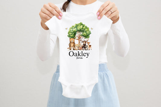 Woodland Baby Bodysuit, W62