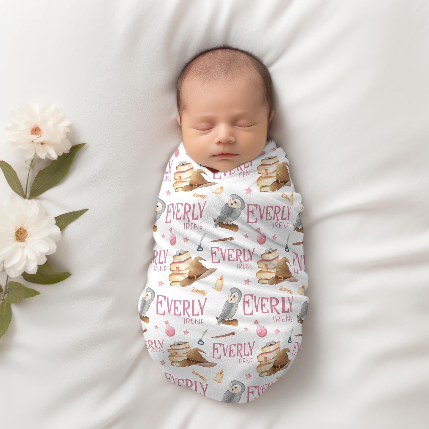 Girl Wizard Swaddle Set, B53