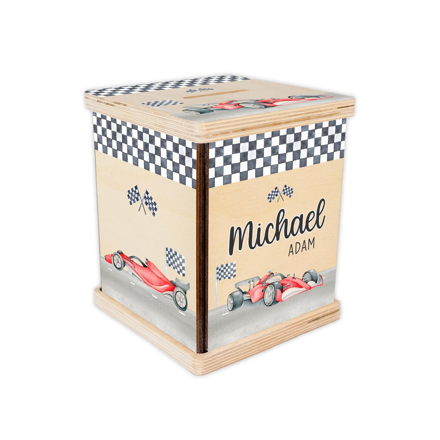 Race Car Piggy Bank, T71