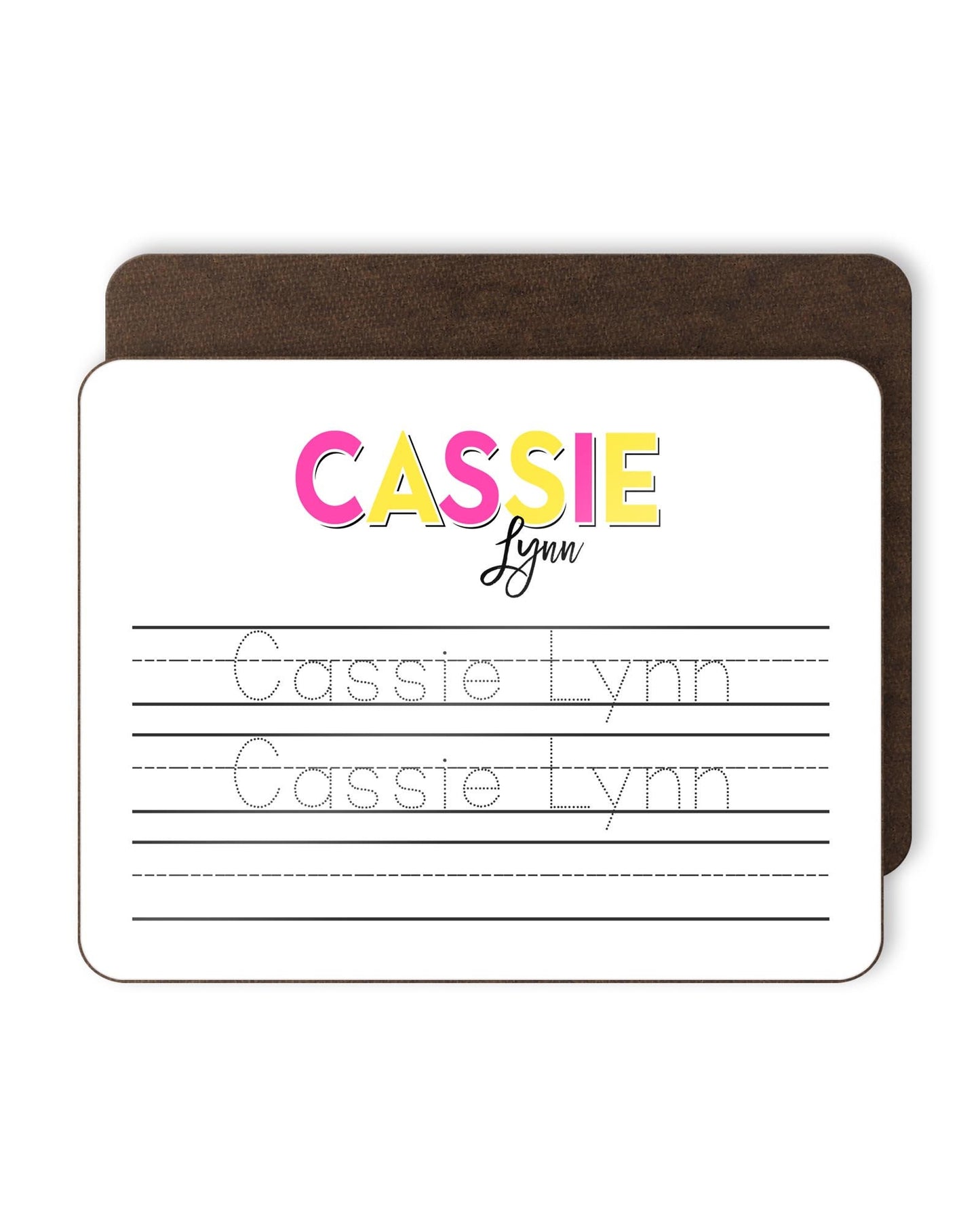 Name Tracing Sign, Kindergarten Educational Tracing