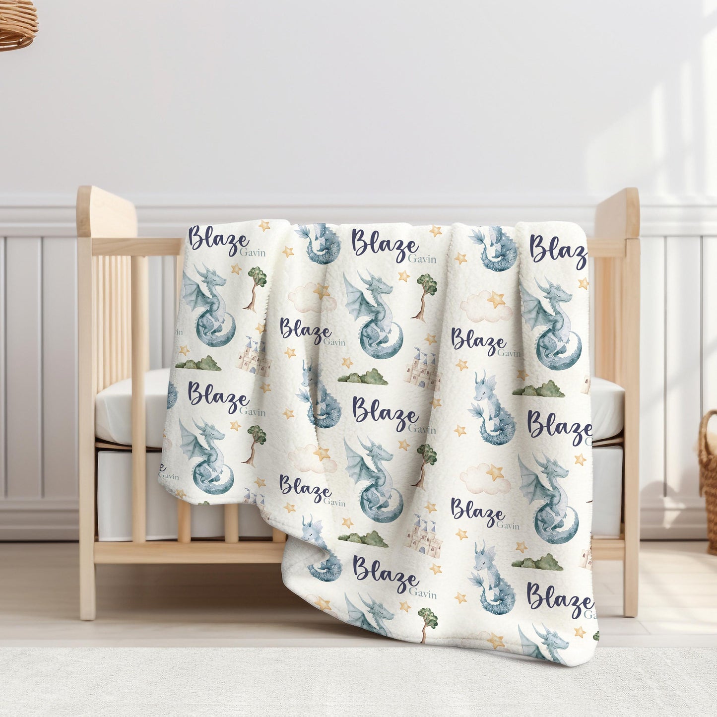 Dragon Swaddle Blanket Set, B81