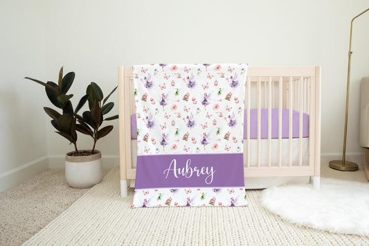 Fairy Garden Nursery Baby Blanket, G77