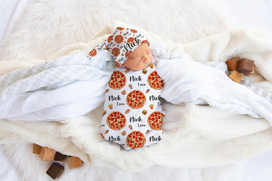 Pizza Swaddle Set