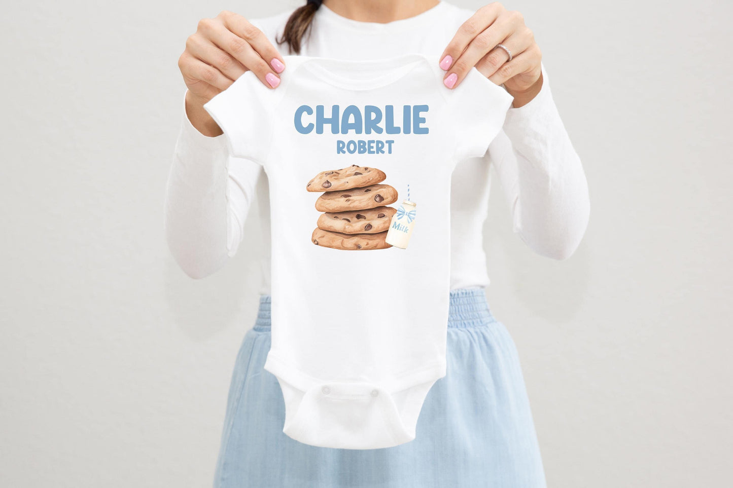 Cookies and Milk Baby Bodysuit, B83