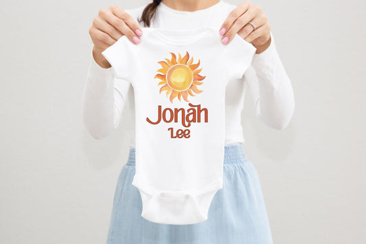 Sun Baby Bodysuit, Retro Sun T73