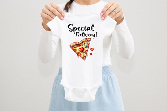 Special Delivery Pizza Baby Bodysuit