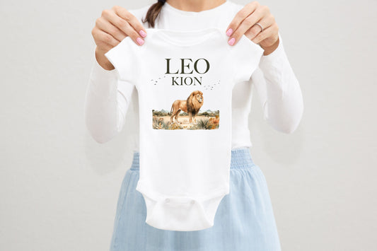 Lion Baby Bodysuit, S70