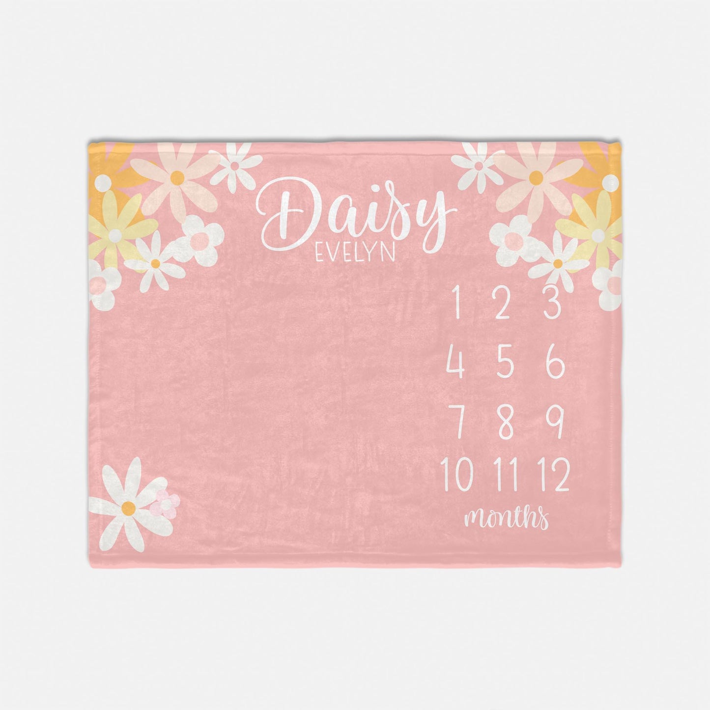 Daisy Milestone Blanket, F108