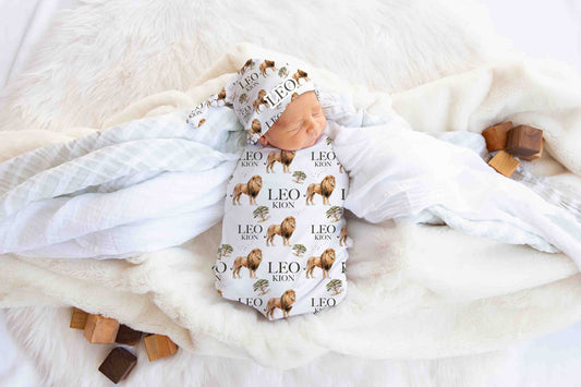 Lion Swaddle Set, Safari S70