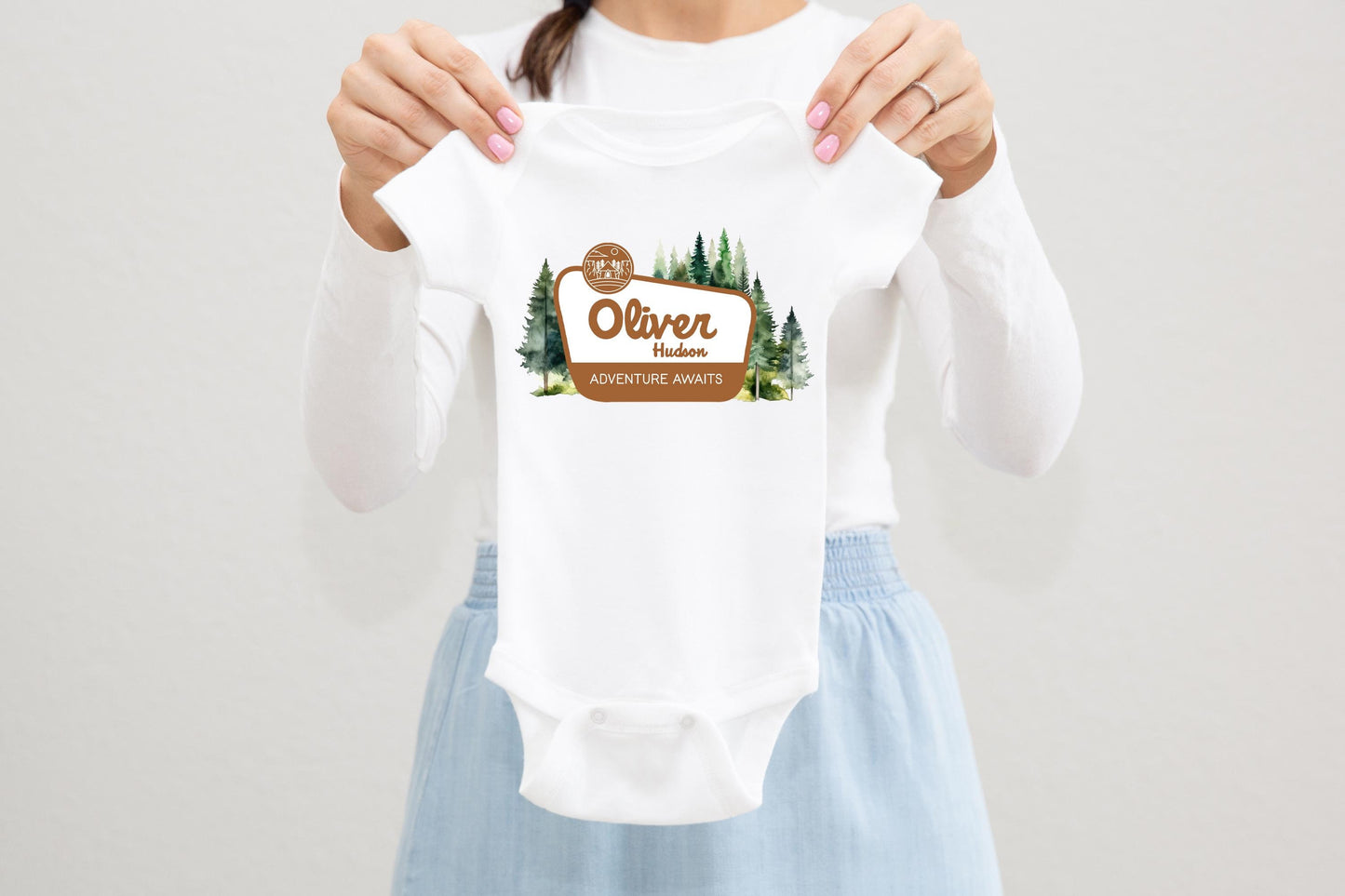 National Park Forest Baby Bodysuit, Adventure