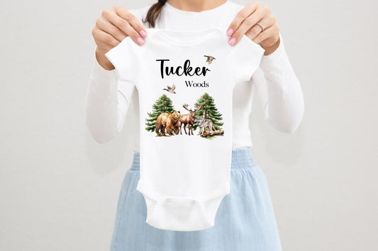 Woodland Baby Bodysuit