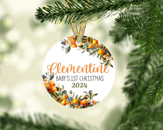 Oranges Baby 1st Christmas Ornament, G65