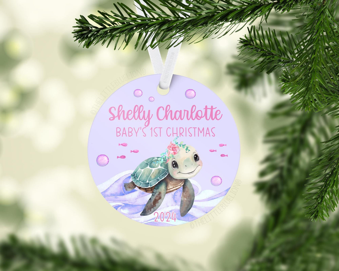 Turtle Baby's 1st Christmas Ornament, O33