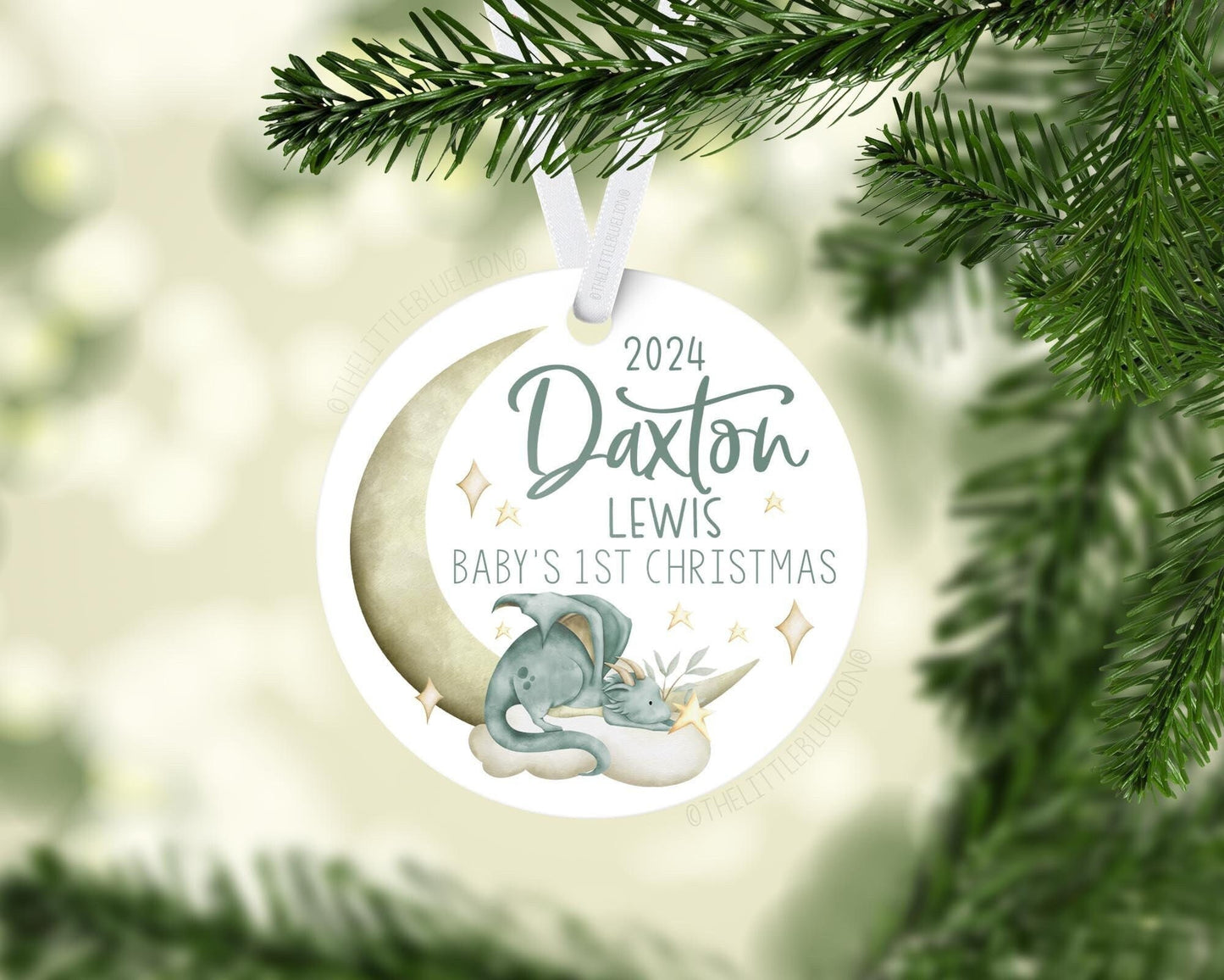 Dragon Baby First Christmas Ornament, B49