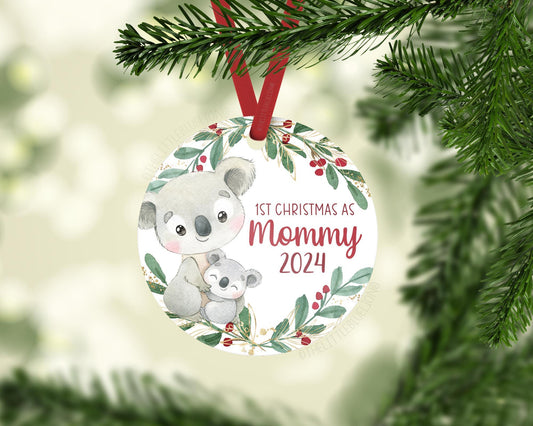 Koala First Christmas as Mommy Ornament