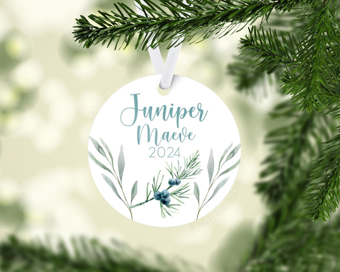Juniper Baby 1st Christmas Ornament, F74