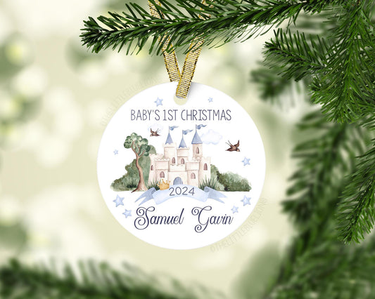 Prince Baby 1st Christmas Ornament, B22