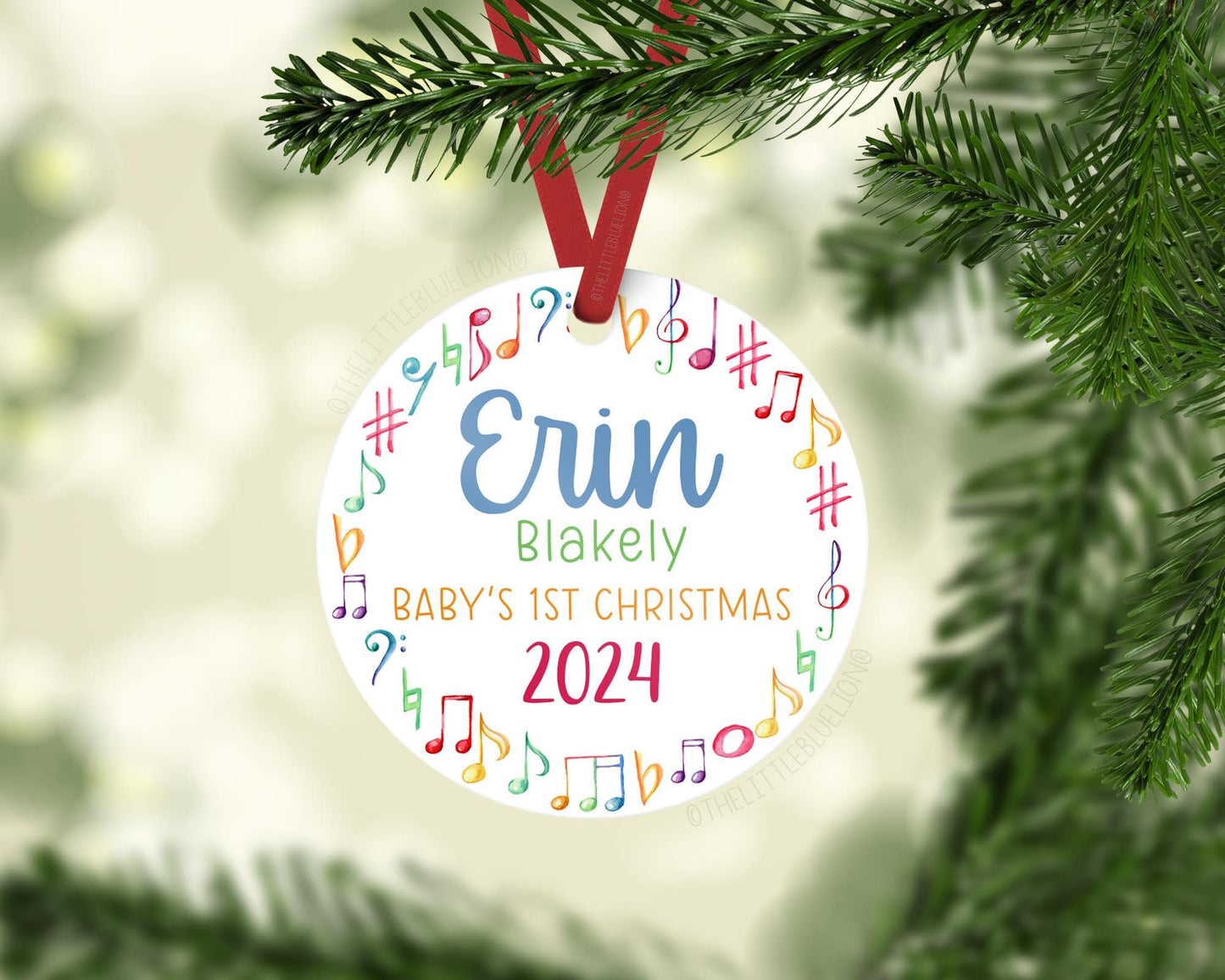 Music Baby 1st Christmas Ornament, G45