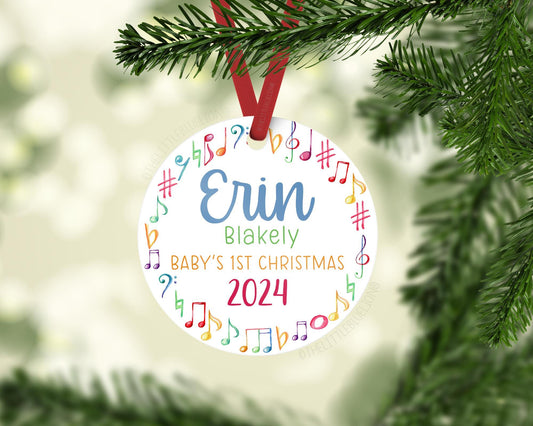 Music Baby 1st Christmas Ornament, G45