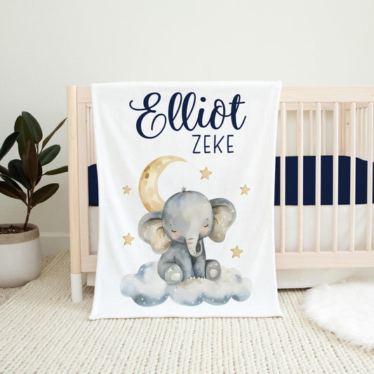 Elephant Moon Blanket Luna Blanket