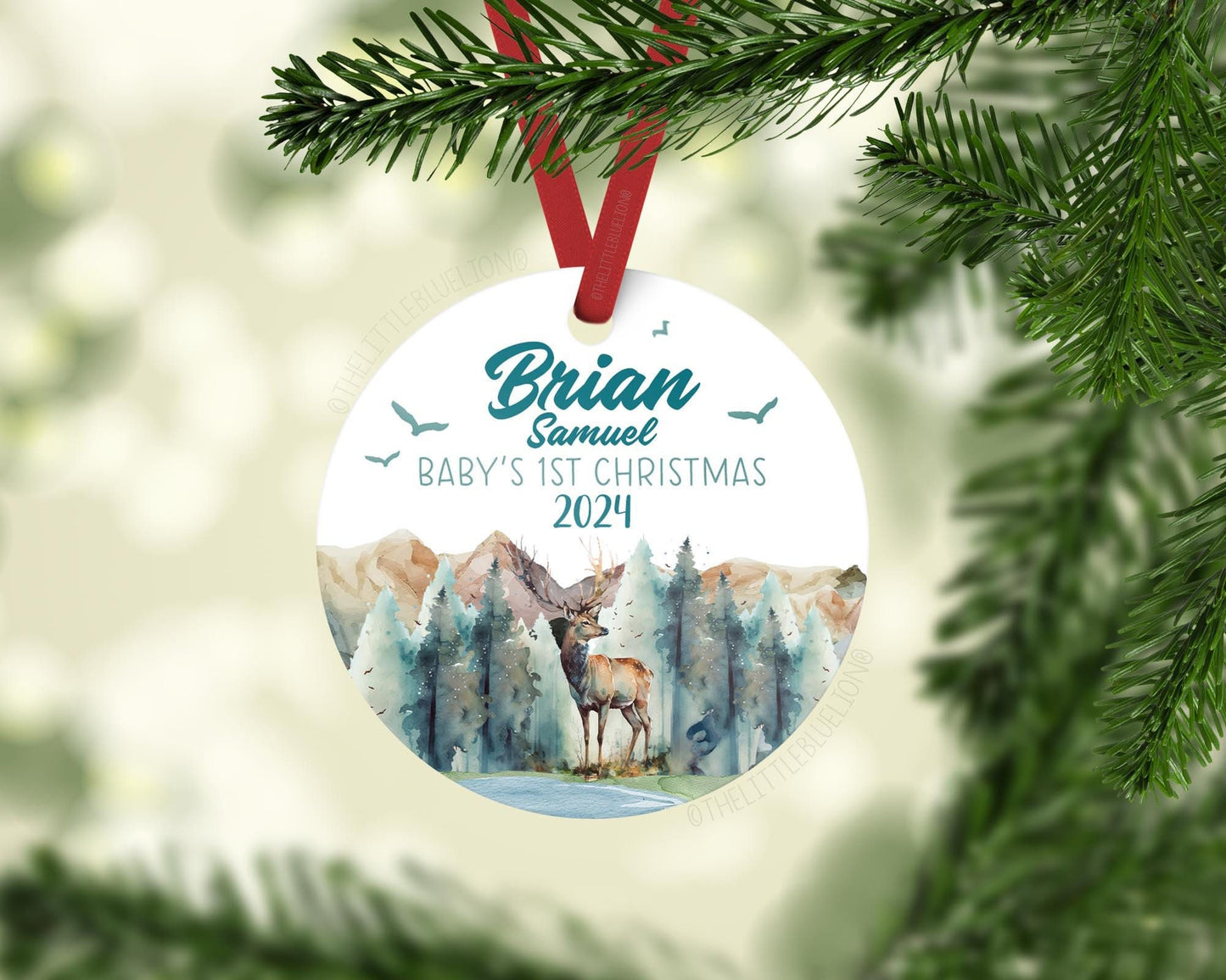 Buck Baby First Christmas Ornament, W52