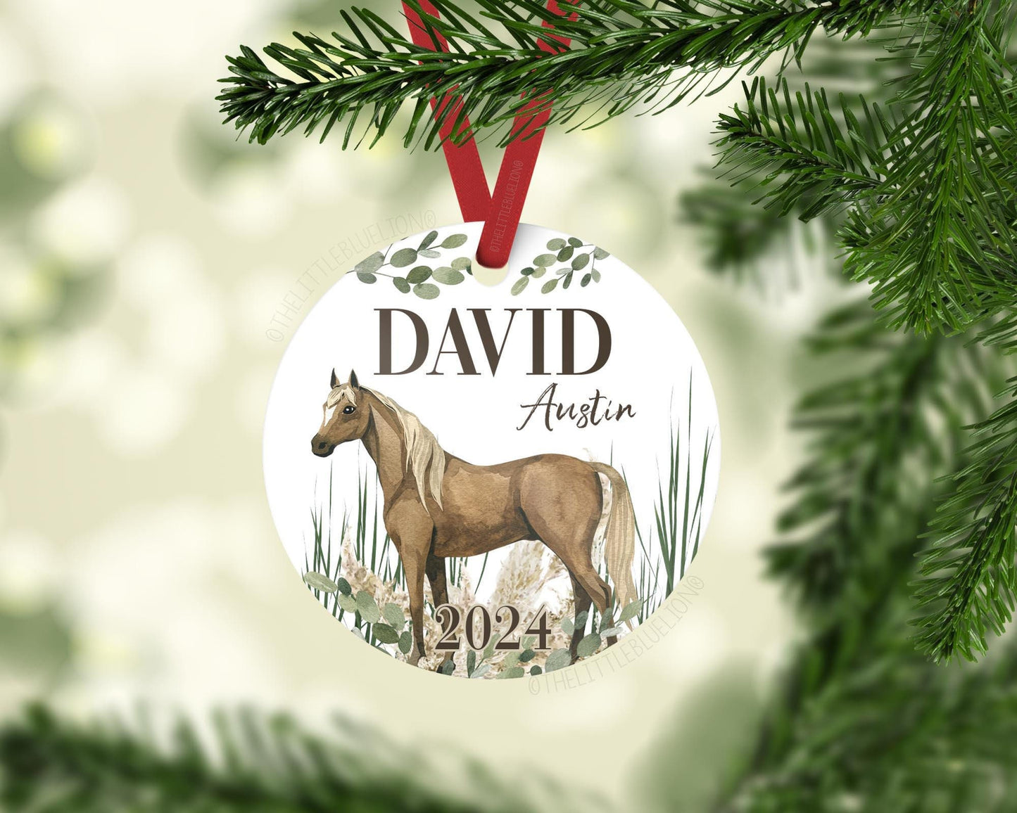 Horse Baby 1st Christmas Ornament, C20