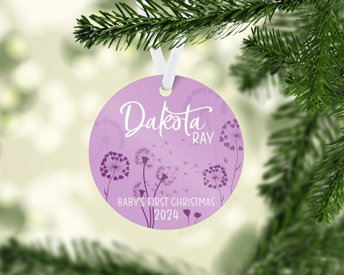 Dandelion Baby 1st Christmas Ornament, F81