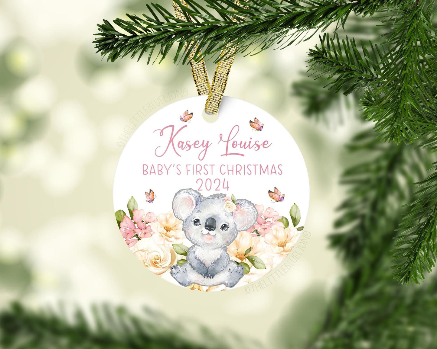 Koala Bear Baby 1st Christmas Ornament, G72