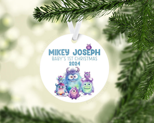 Monster Baby 1st Christmas Ornament, B76