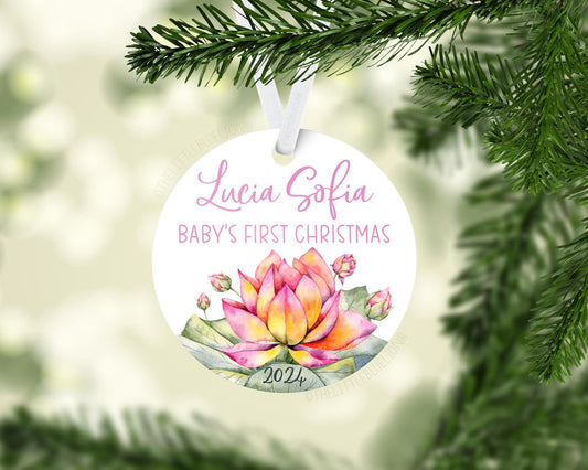 Lotus Baby 1st Christmas Ornament, F86