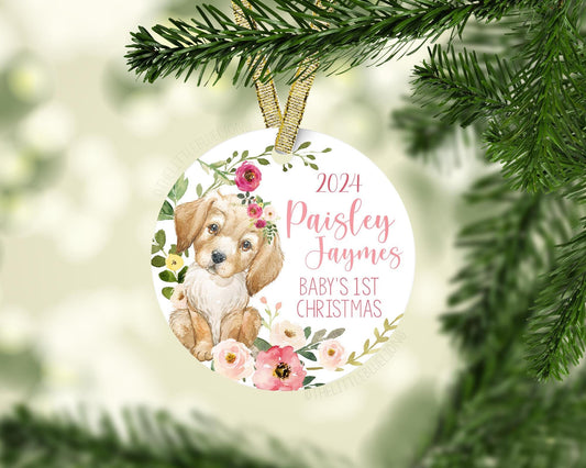 Labrador Puppy Christmas Ornament, G62