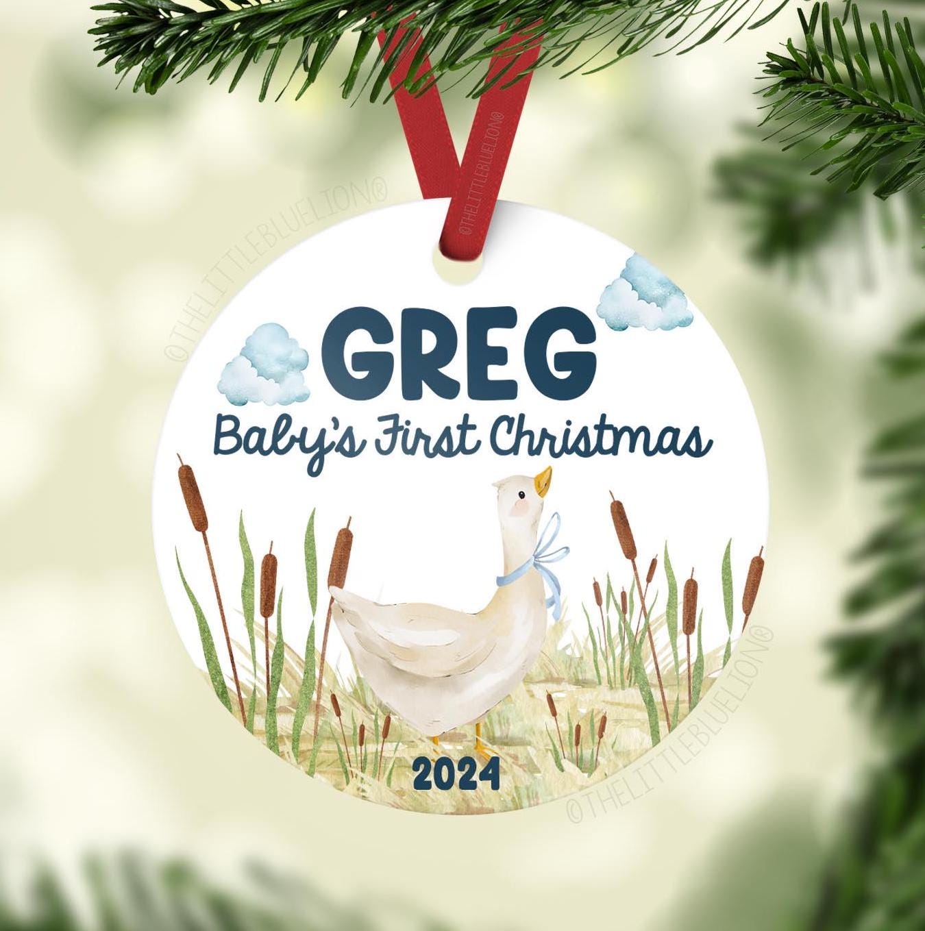 Goose Baby 1st Christmas Ornament, B88