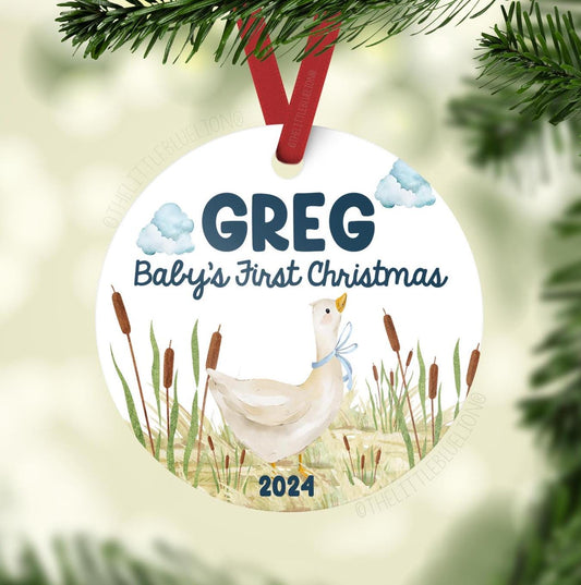 Goose Baby 1st Christmas Ornament, B88