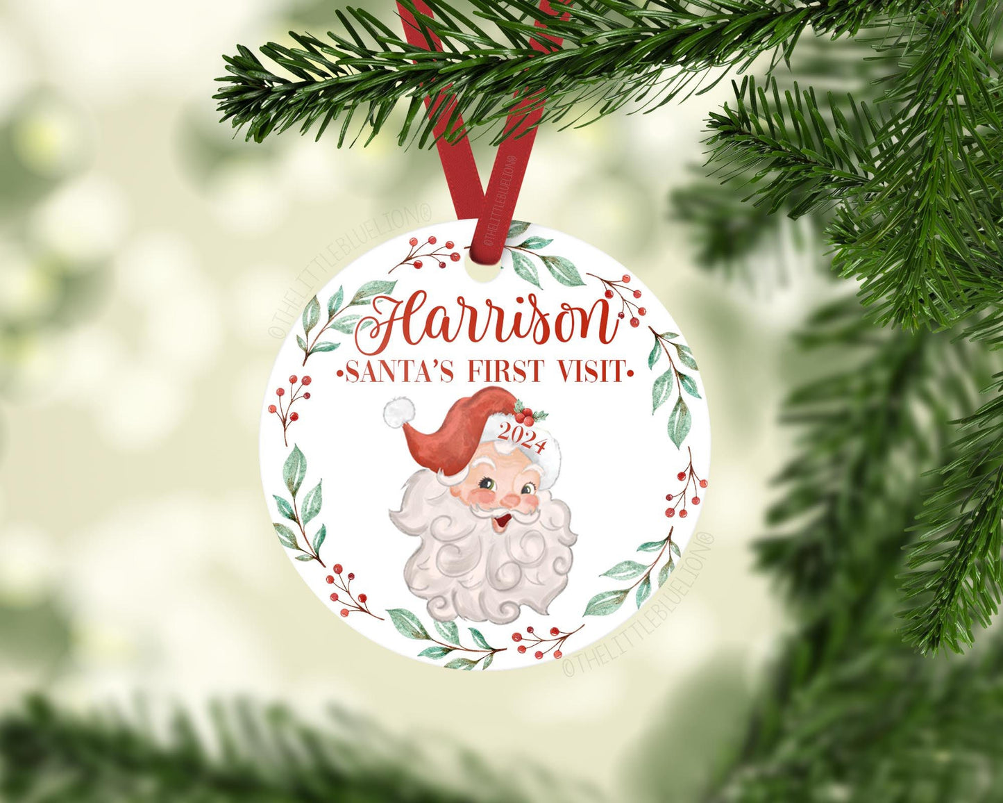 Classic Santa Baby First Christmas Ornament