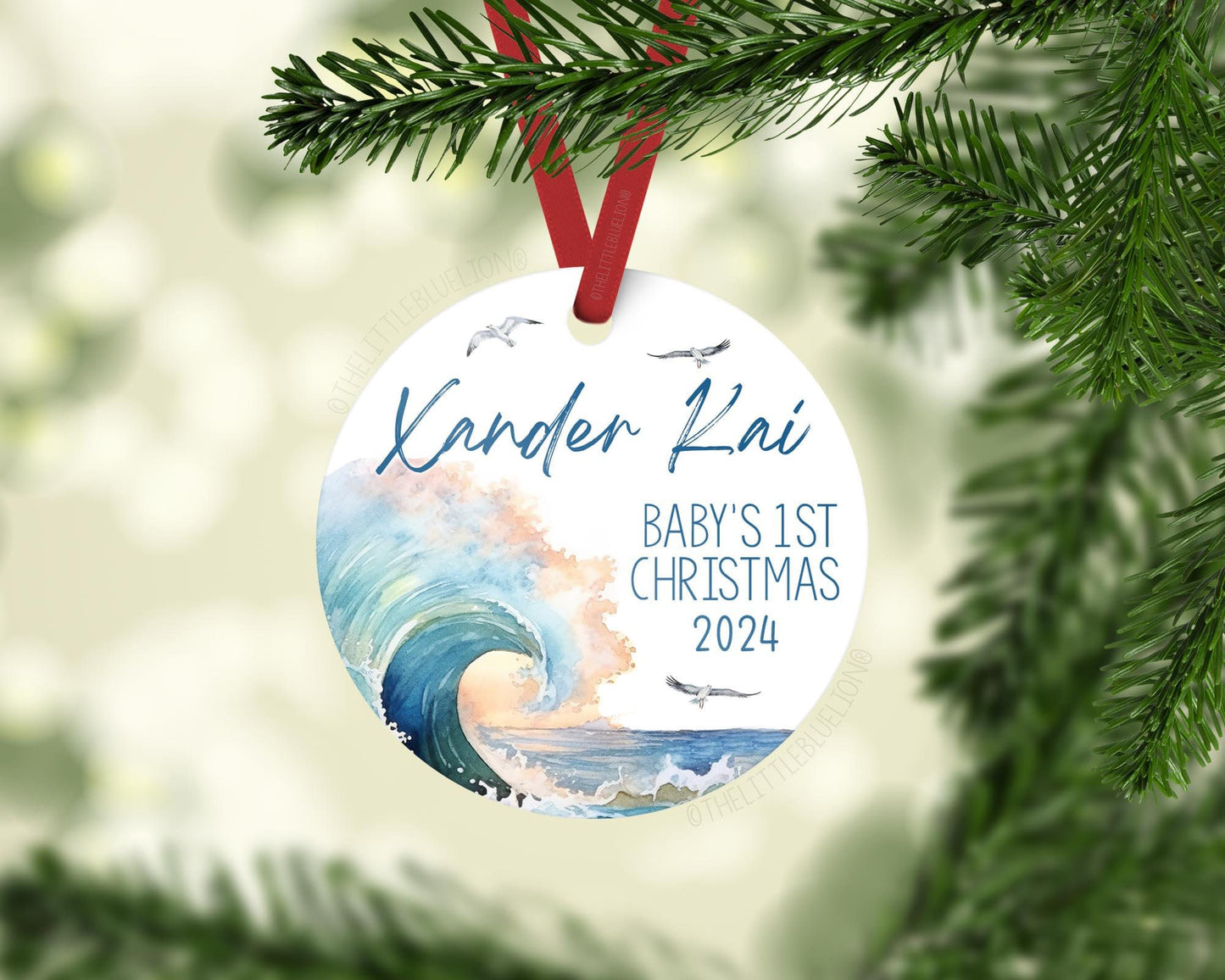Ocean Baby 1st Christmas Ornament, O40