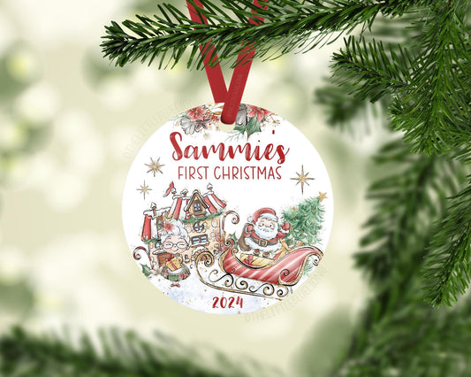 Mr and Mrs Clause First Christmas Ornament