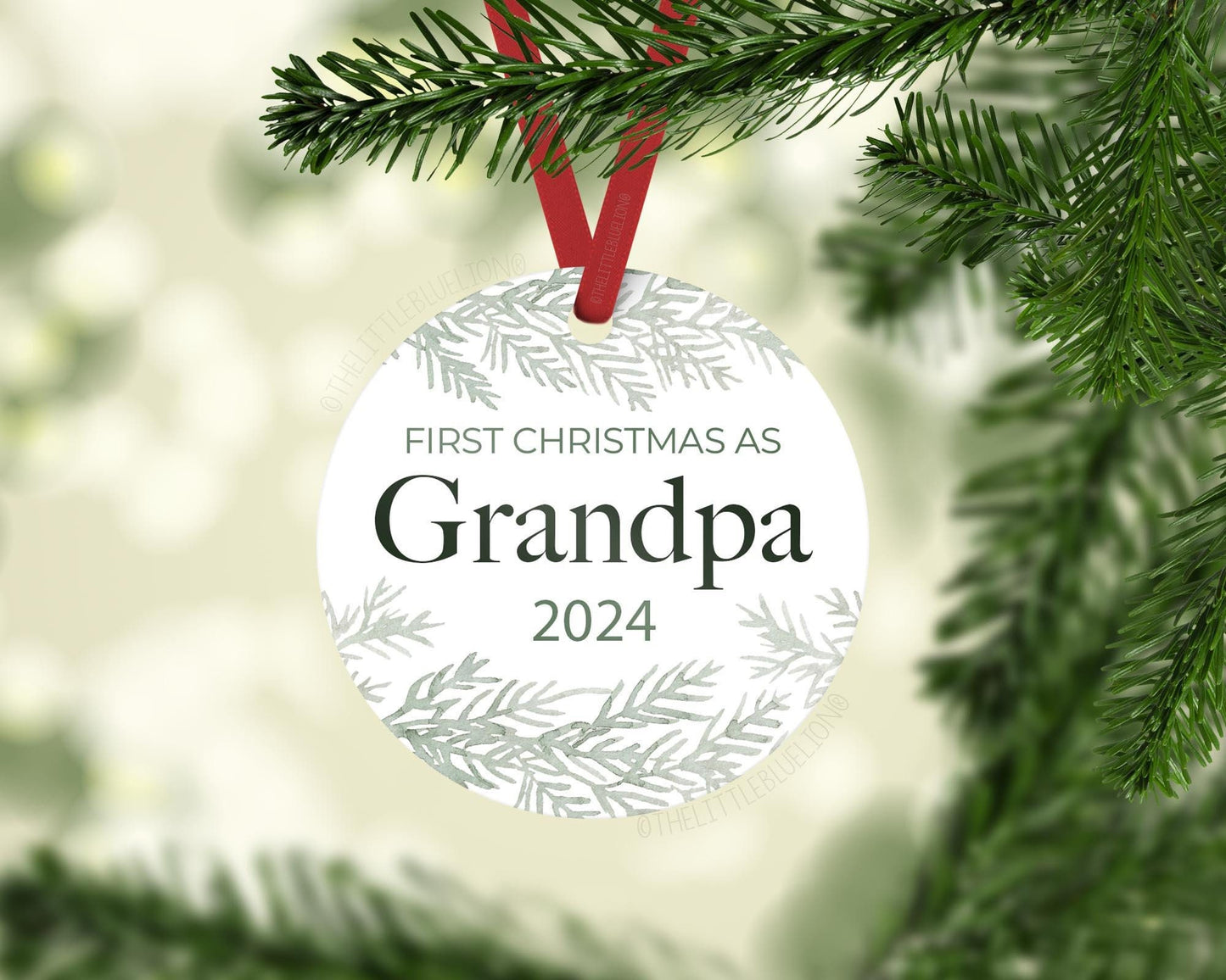 First Christmas as Grandpa Ornament
