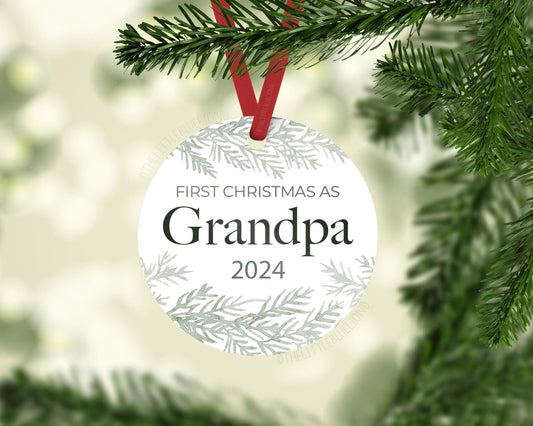 First Christmas as Grandpa Ornament