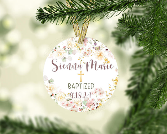 Baptism Christmas Ornament