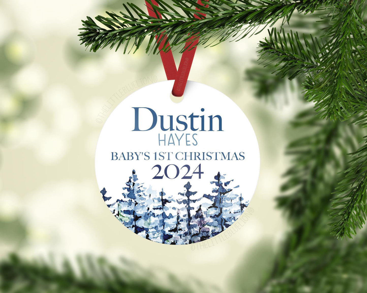 Forest Baby's 1st Christmas Ornament, W36