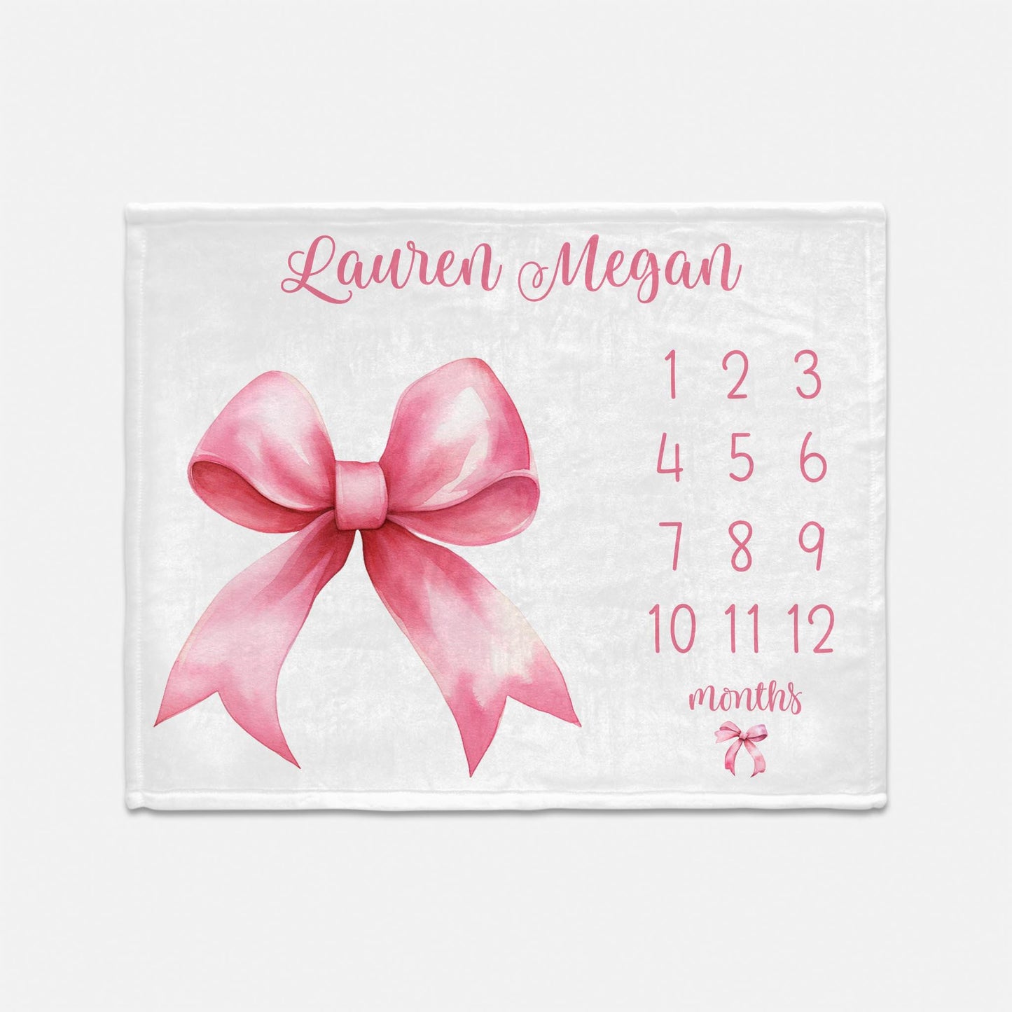 Coquette Baby Milestone Blanket, G90