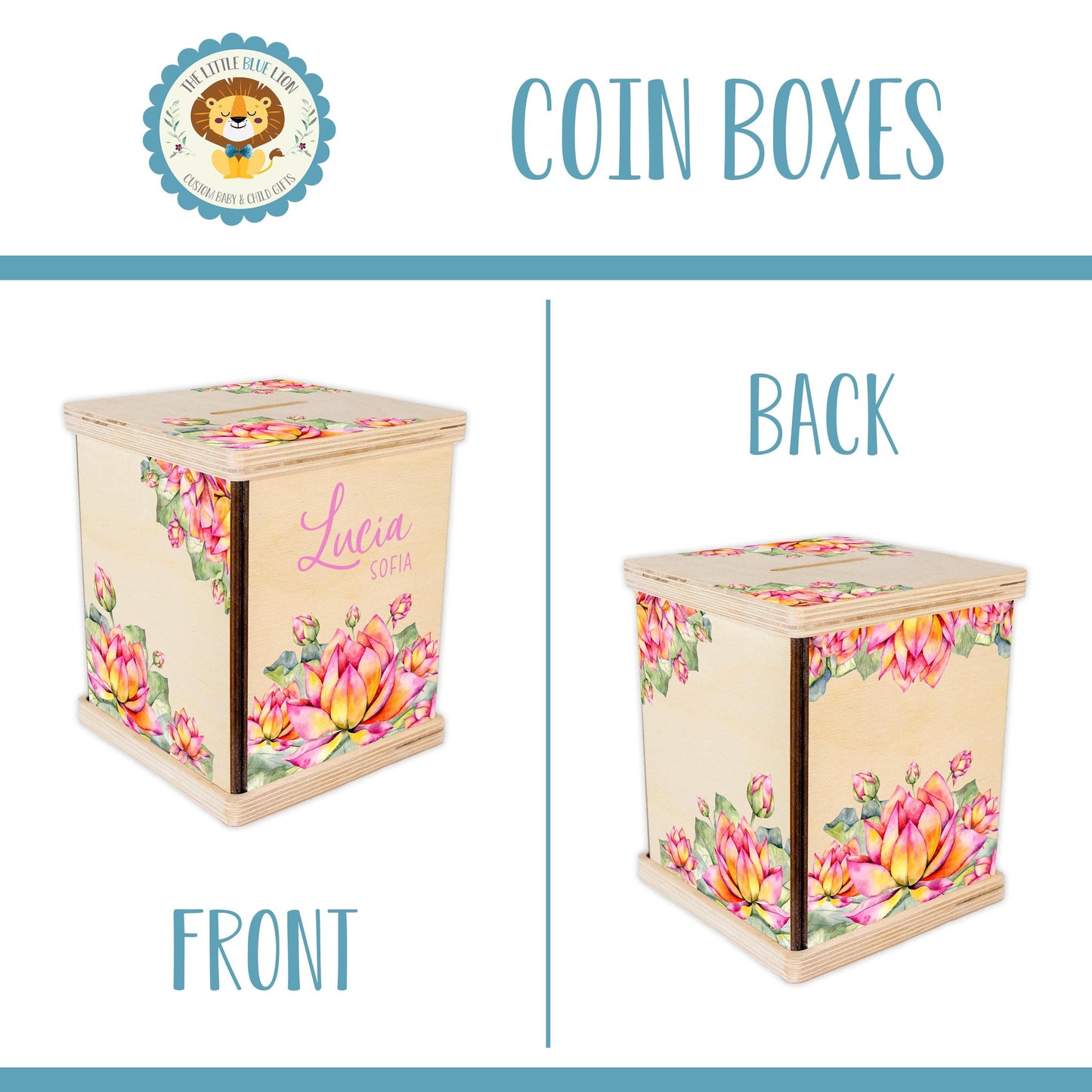 Lotus Flower Piggy Bank, F86